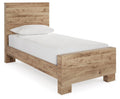 Hyanna Tan Brown Hyanna Twin Panel Bed - Brand New