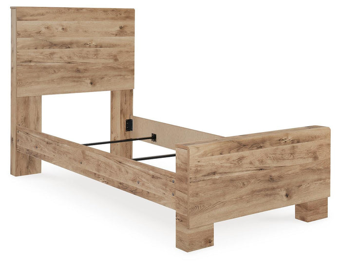 Hyanna Tan Brown Hyanna Twin Panel Bed - Brand New