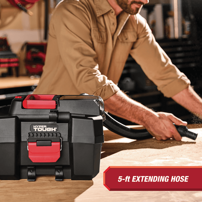 Hyper Tough 1.5 Gallon Wet Dry Vac, 20V Max, Brushless Motor, Cordless, Battery and Charger Included - Brand New
