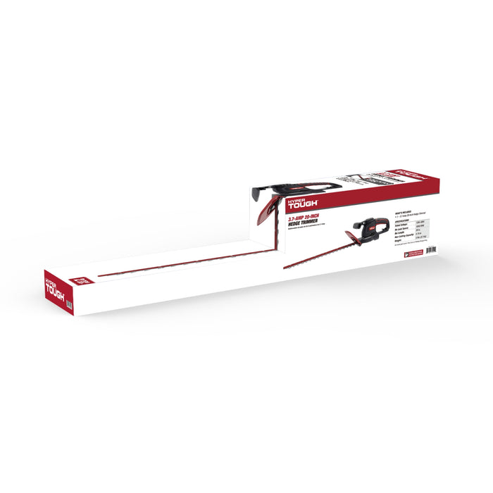 Hyper Tough 3.7-Amp 20 in. Corded Electric Hedge Trimmer HT21-401-002-02 [New] - Used, In Good Condition
