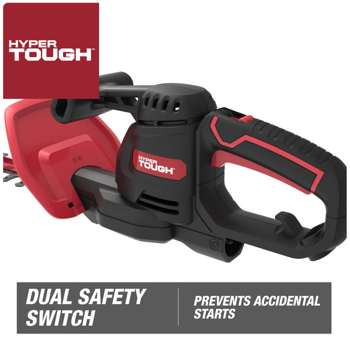 Hyper Tough 3.7-Amp 20 in. Corded Electric Hedge Trimmer HT21-401-002-02 [New] - Used, In Good Condition