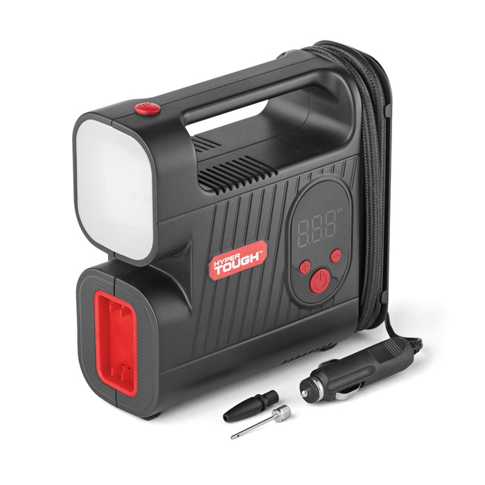 Hyper Tough DC 12V Digital Car Tire Inflator with Auto-off Function 100psi - Brand New