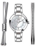 INVICTA Angel Womens Gift Set - Stainless Steel  - Cuff - Cuff with Crystals - INVICTA-29320