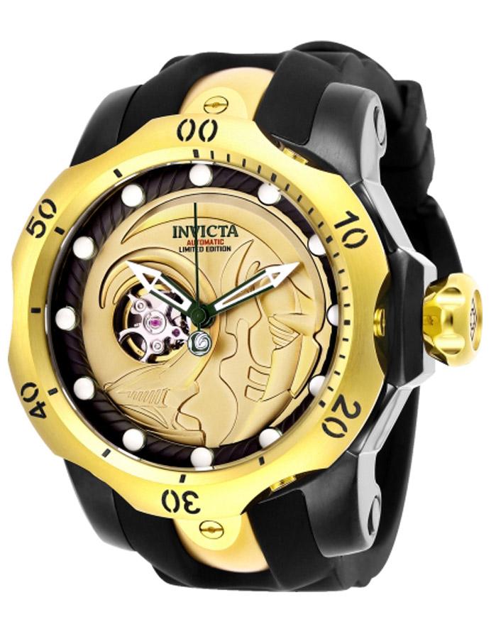 INVICTA Marvel Limited Edition Mens Open Heart  - Gold-Tone - Loki - 1000M - INVICTA-26119_b2ea527b-1ec8-4ce2-9b0e-c6fe02f2d69e