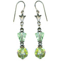 Owen Glass Collection earrings featuring intricate glass design with elegant, transparent craftsmanship.