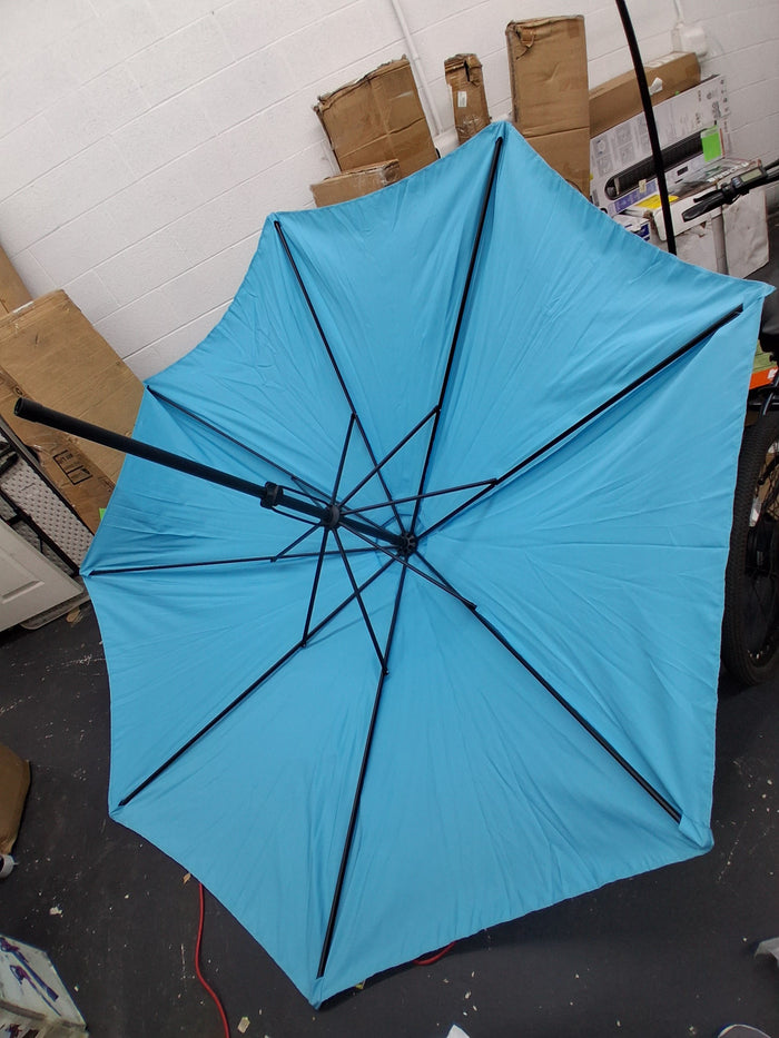 Jeco UB94  Aluminum Patio Market Umbrella Tilt with Crank, Fabric & Bronze Pole.Size 10ft" - Brand New