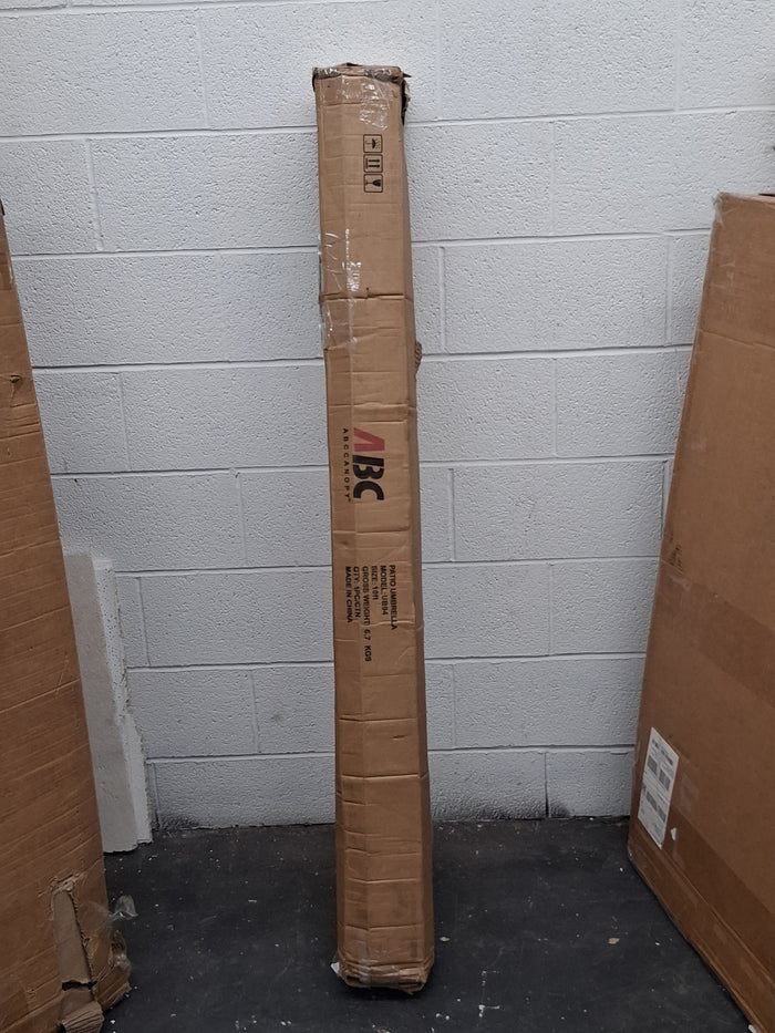 Jeco UB94  Aluminum Patio Market Umbrella Tilt with Crank, Fabric & Bronze Pole.Size 10ft" - Brand New