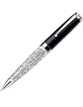 Jorg Gray Ballpoint Pen with Genuine Swarovski Crystal Barrel - JG Dome Logo - JG130