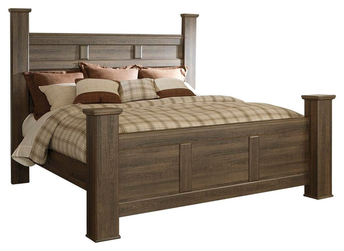 Juararo Dark Brown Two Drawer Night Stand - Brand New