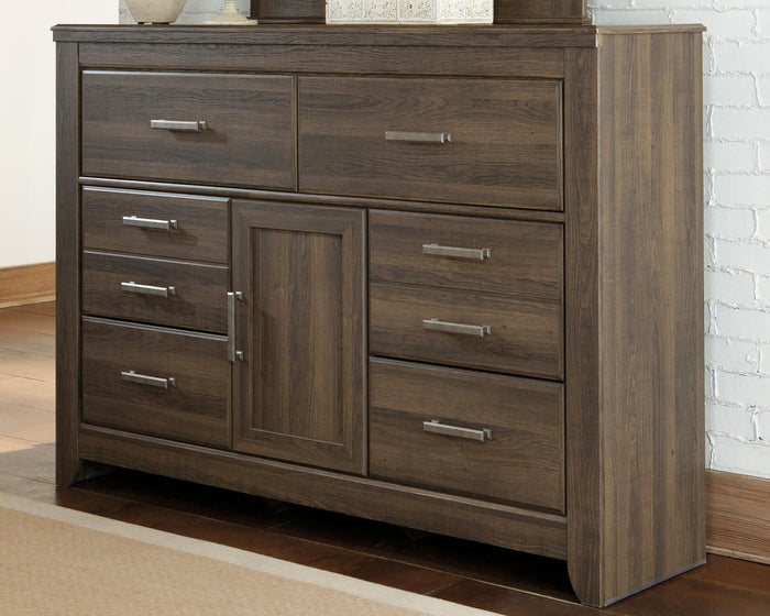 Juararo Dark Brown Two Drawer Night Stand - Brand New