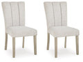 Karmenton Bisque Dining UPH Side Chair (Priced Per Item, Must Order 2, 4, 6, or 8) - Brand New