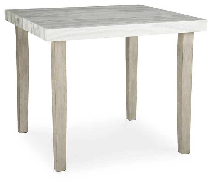 Karmenton Bisque Square DRM Counter Table - Brand New