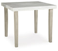 Karmenton Bisque Square DRM Counter Table - Brand New