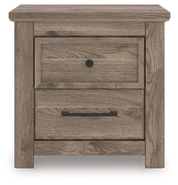 Keithland Brown Two Drawer Night Stand - Brand New
