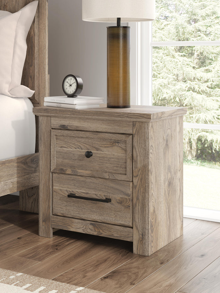 Keithland Brown Two Drawer Night Stand - Brand New