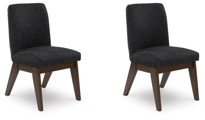 Kendamor Dark Brown Dining UPH Side Chair (Priced Per Item, Must Order 2, 4, 6, or 8) - Brand New