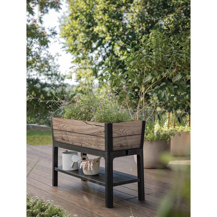 Keter Signature Collection 29 Gal. Resin Elevated Garden Bed - Brand New