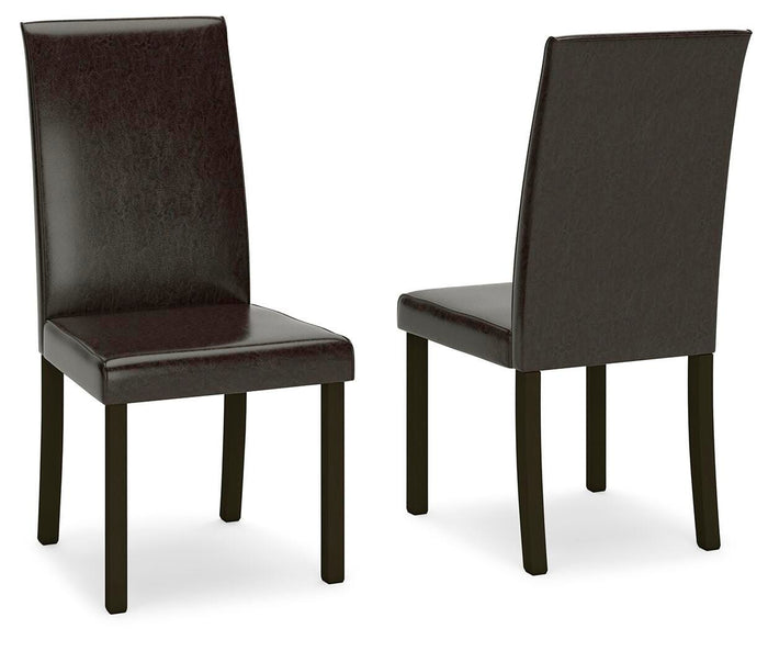 Kimonte Dark Brown Dining UPH Side Chair (Priced Per Item, Must Order 2, 4, 6, or 8) - Brand New