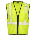 Kishigo 1519/1520 L-XL Economy Series Class 2 Zip-Front Mesh Safety Vest