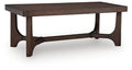 Korestone Dark Brown Rectangular Cocktail Table - Brand New