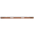 Kraft SLAL48 48” Professional Asphalt Mahogany I-Beam Level (2 Vials)