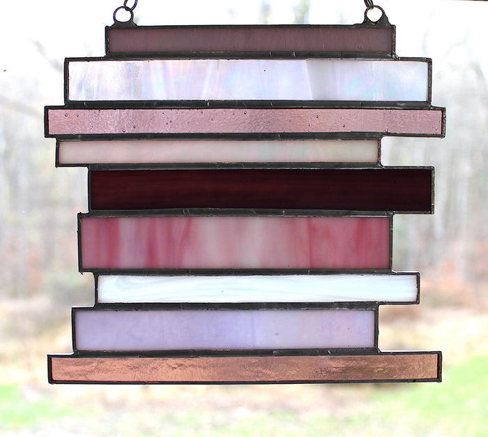 ladder suncatcher - amethyst