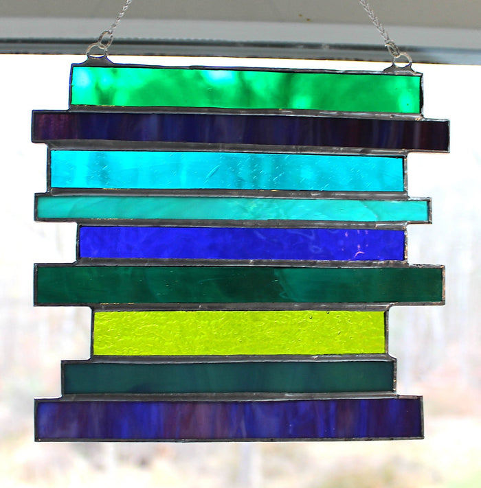 ladder suncatcher - seaweed