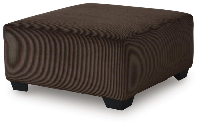 Landsings Chocolate Oversized Accent Ottoman - Brand New