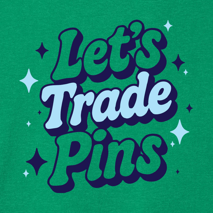 Let's Trade Pins! Vintage-Look T-Shirt for Pin Traders