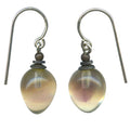 Owen Glass Collection COLORS 18 earrings featuring vibrant, colorful glass bead design with gold-tone accents.