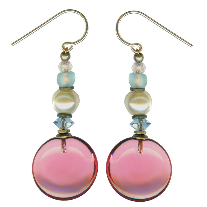 Owen Glass Collection 285 earrings featuring elegant glass design with intricate details and a stylish, modern look.