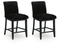 Lilyberg Black Upholstered Barstool (Priced Per Item, Must Order 2, 4, 6, or 8) - Brand New