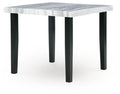 Lilyberg Gray/Black Square DRM Counter Table - Brand New