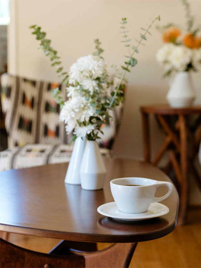 Photo of notNeutral LINO Small Latte Cup & Saucer (8oz/237ml) ( ) [ notNeutral ] [ Coffee Cups ]