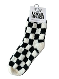 LOCAL BEACH COZY SOCKS - CHECKER