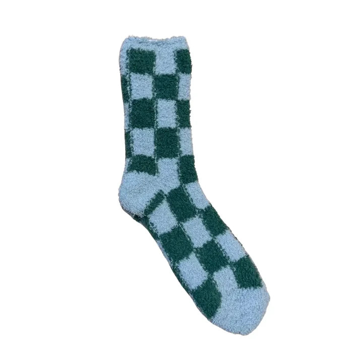 LOCAL BEACH COZY SOCKS - CHECKER