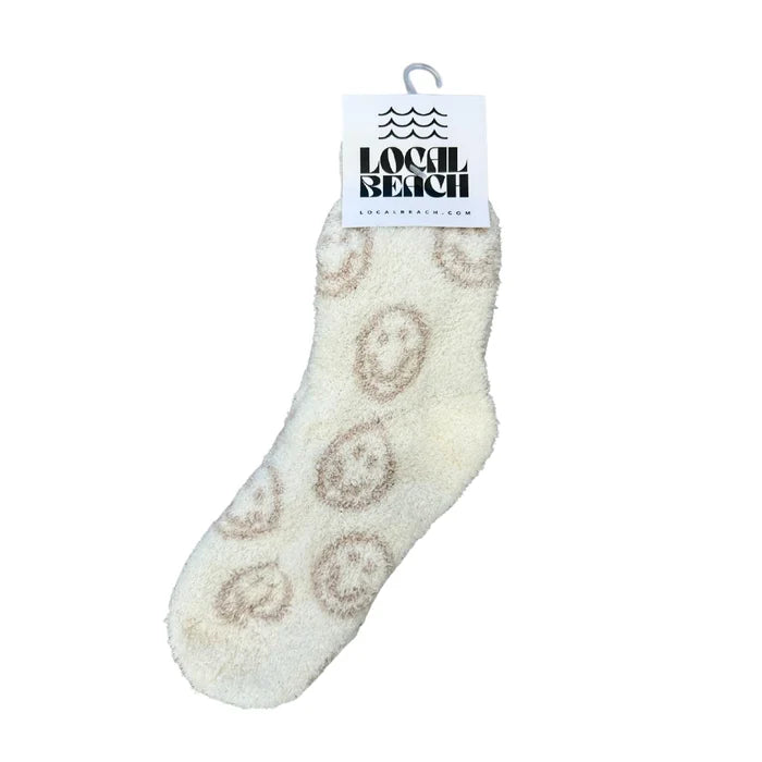 LOCAL BEACH COZY SOCKS - SMILEY