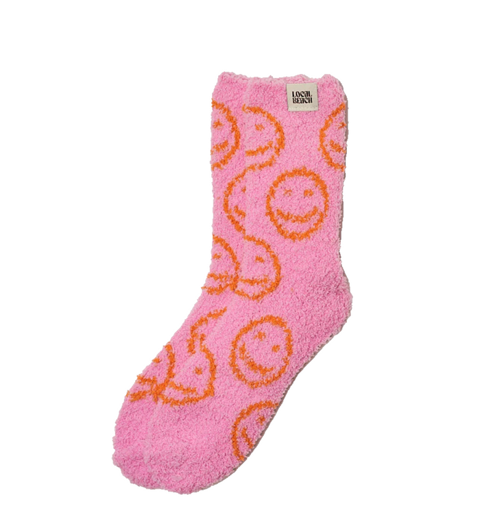 LOCAL BEACH COZY SOCKS - SMILEY