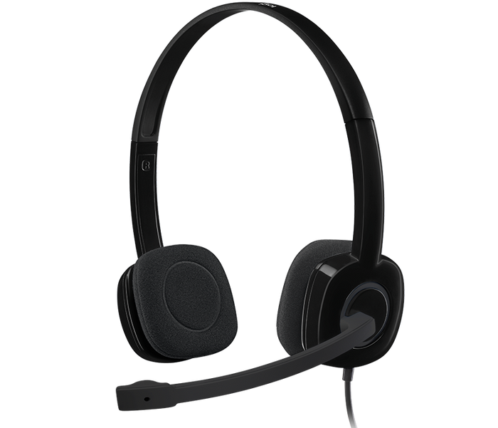 Logitech H151 Stereo Headset with Noise-Cancelling Mic (3.5MM Audio Jack Connection)