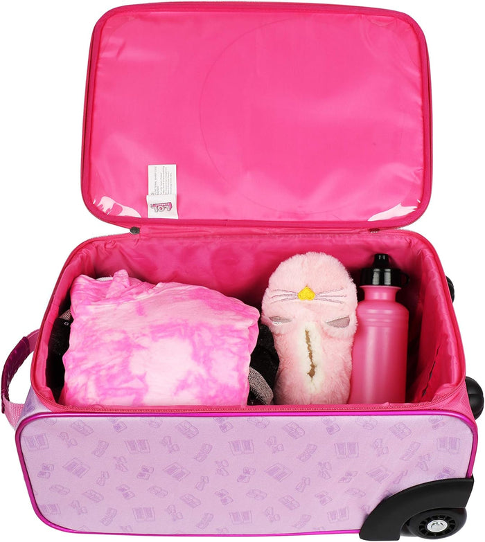 LOL Rolling Suitcase with Wheels for Girls, Hardside Travel LOL Surprise Luggage - Brand New - Open Box