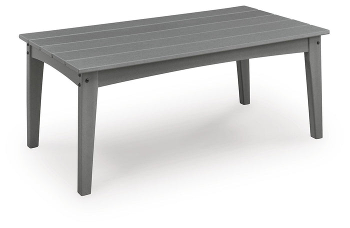 Lone View Bay Gray Rectangular Cocktail Table