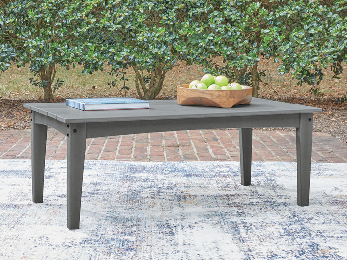 Lone View Bay Gray Rectangular Cocktail Table