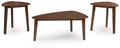 Lyncott Brown Occasional Table Set (3/CN) - Brand New