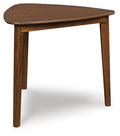 Lyncott Brown Triangle Dining Room Table - Brand New