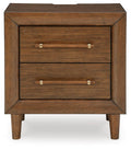 Lyncott Brown Two Drawer Night Stand - Brand New