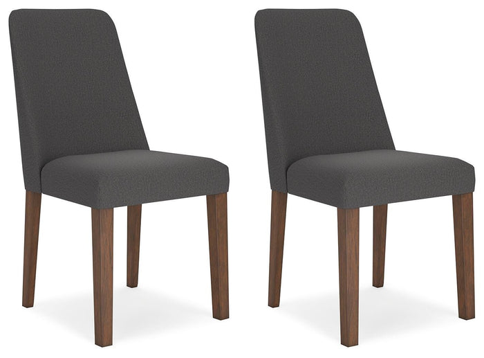 Lyncott Charcoal/Brown Lyncott Dining Chair - Brand New