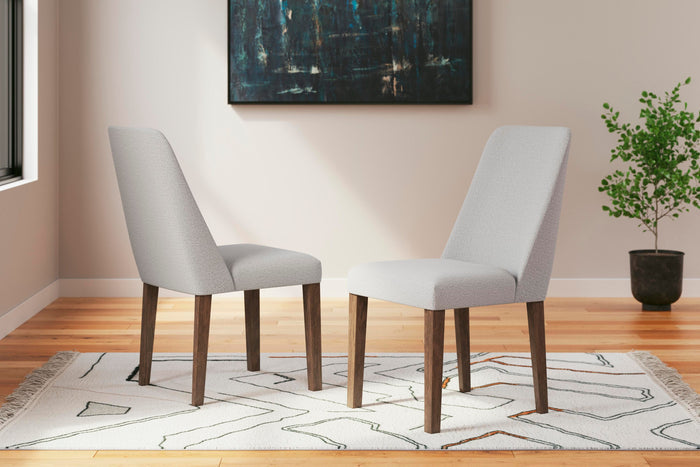 Lyncott Gray/Brown Lyncott Dining Chair - Brand New