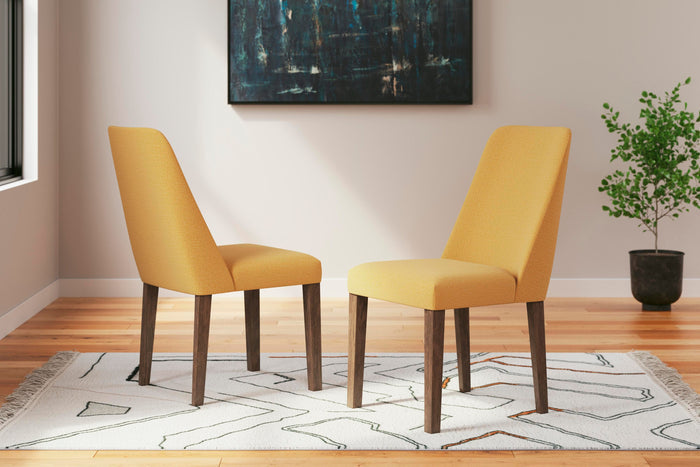 Lyncott Mustard/Brown Lyncott Dining Chair - Brand New