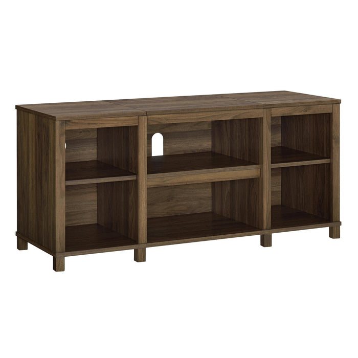 Mainstays Parsons TV Stand for TVs up to 50", Canyon Walnut - Brand New