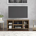 Mainstays Parsons TV Stand for TVs up to 50", Rustic Oak - Brand New